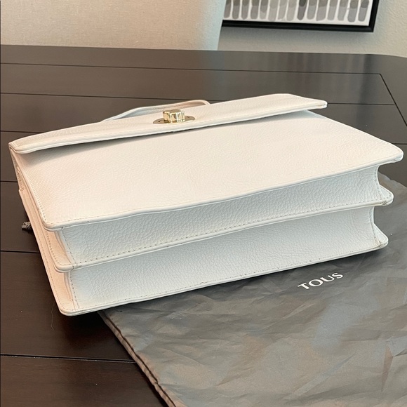 Tous Cream Handbag with Gold Details - Picture 11 of 15